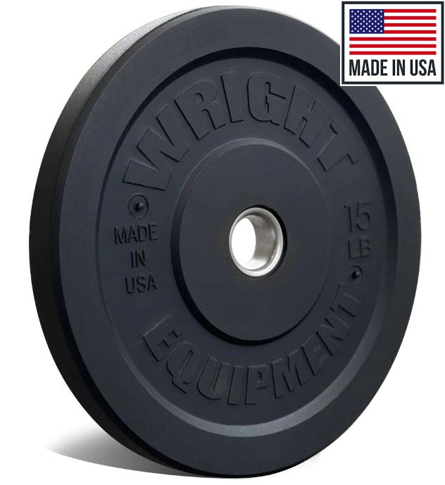 Wright AMP Premium Bumper Plates MADE IN USA Mike's Fitness Equipment