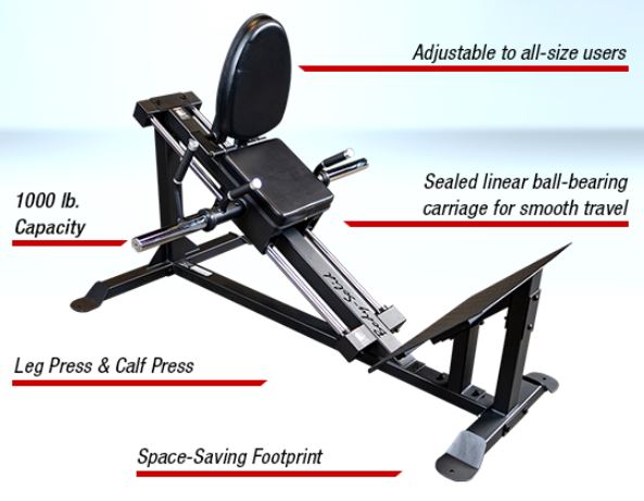 Body Solid GCLP100 Compact Leg Press Calf Press – Mike's Fitness
