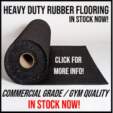 Heavy Duty Rubber Flooring Rolls / Gym Mats (IN STOCK)