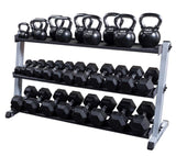 Body Solid Commercial 3 Tier Dumbbell Rack