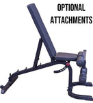 Body Solid GFID31 Adjustable Bench w/ Optional Attachments