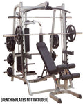 Body Solid GS348QP4 Smith Machine w/ 200lb Stack (Bench Not Included)