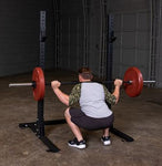 Body Solid SPR250 Squat Rack with ADJUSTABLE WIDTH