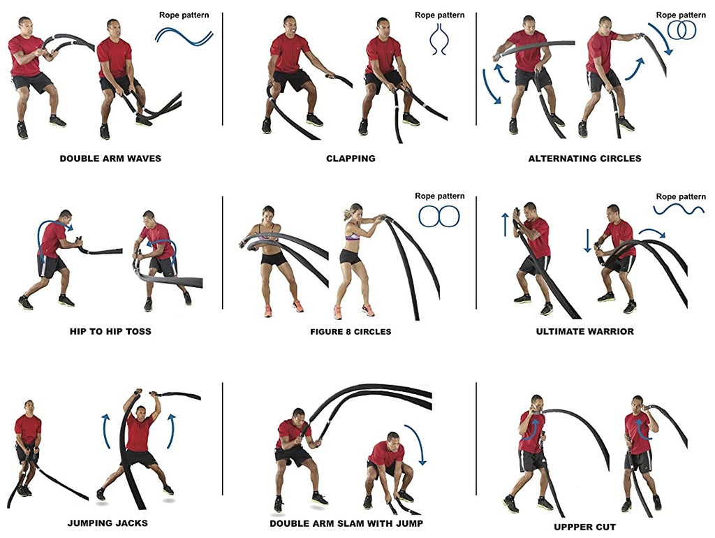 Heavy Duty Battle Ropes – Mike's Fitness Equipment